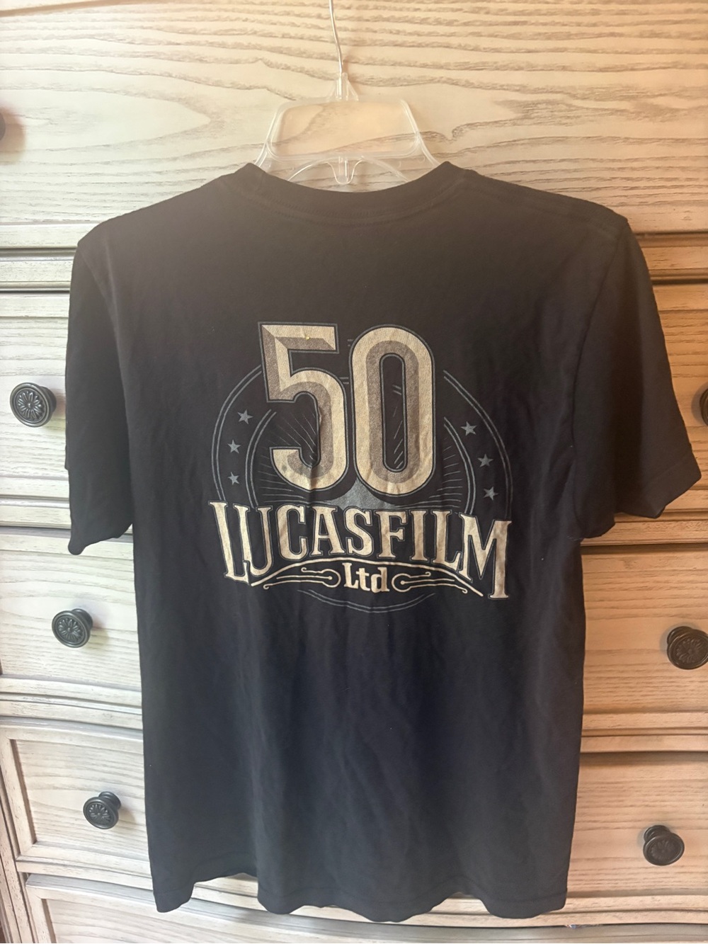 Star Wars Graphic Tee Medium Black Short Sleeve Unisex Disney Parks 100% Cotton